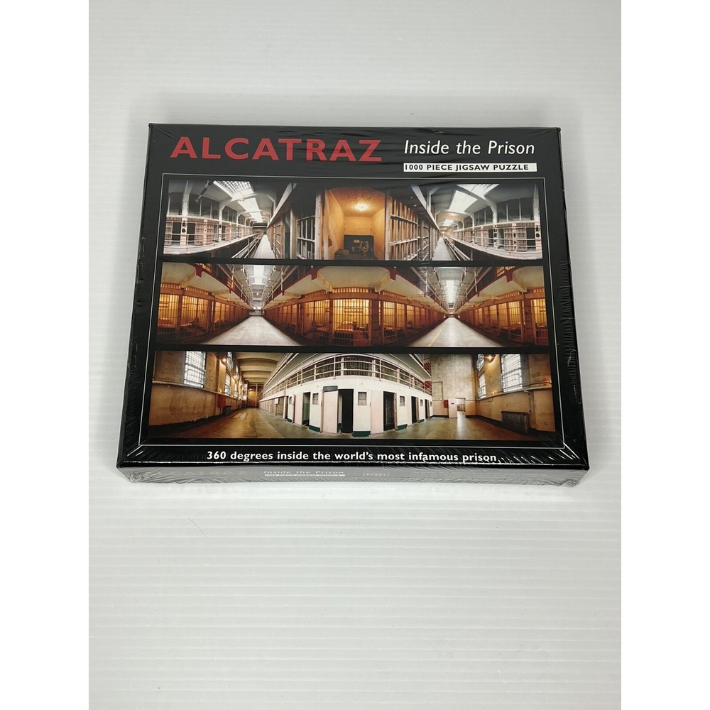 Alcatraz Inside the Prison 360 Degrees 1000 Piece Jigsaw Puzzle Brand New Sealed